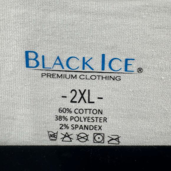 NWOT Black Ice white t shirt - Picture 3 of 3